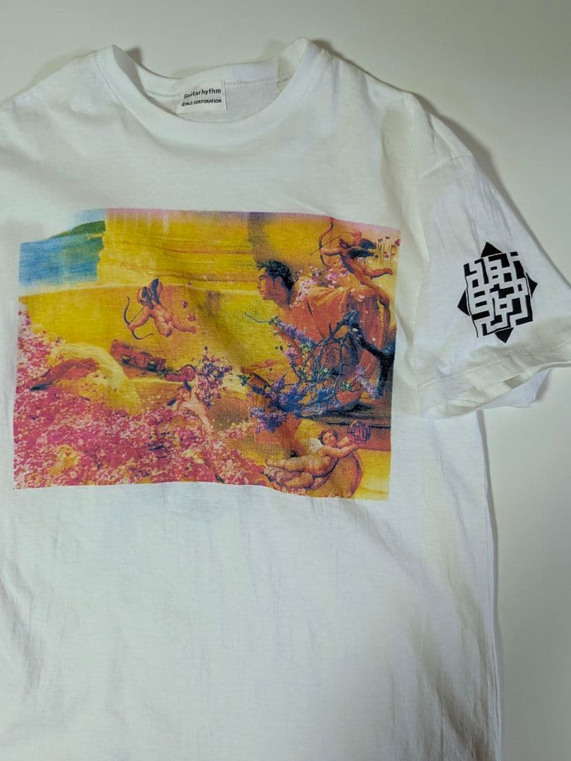 90s　布袋寅泰　Ｔシャツ 半袖Ｔシャツ　GUITARHYTHMⅡ　ホワイト