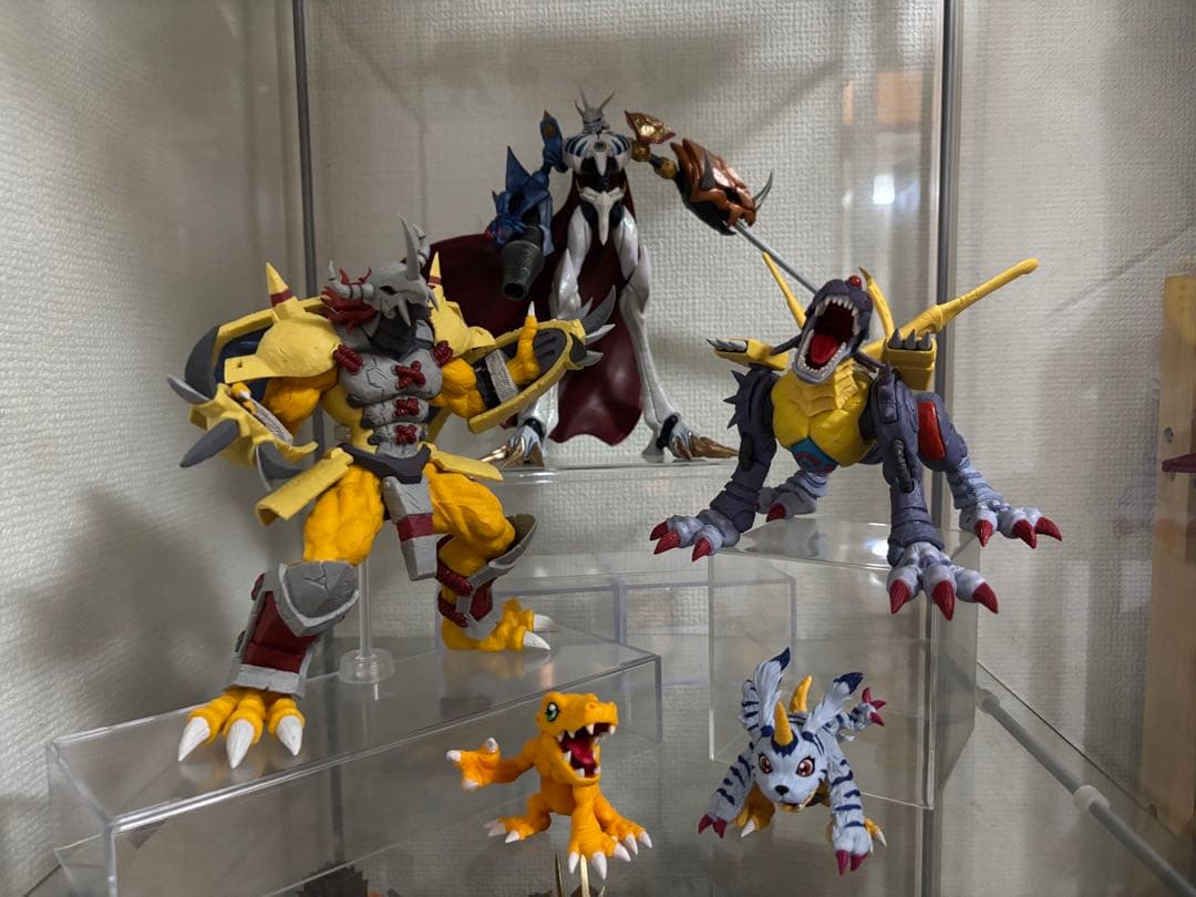 一番くじ デジモン　ウォーグレイモン　メタルガルルモン　アグモン　オメガモン