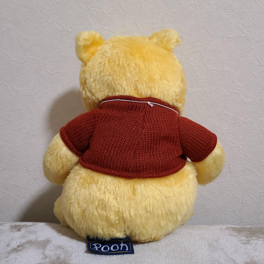 袋から出してないので超美品♡ 超レア 赤いセーターを着たプーさん ぬいぐるみ