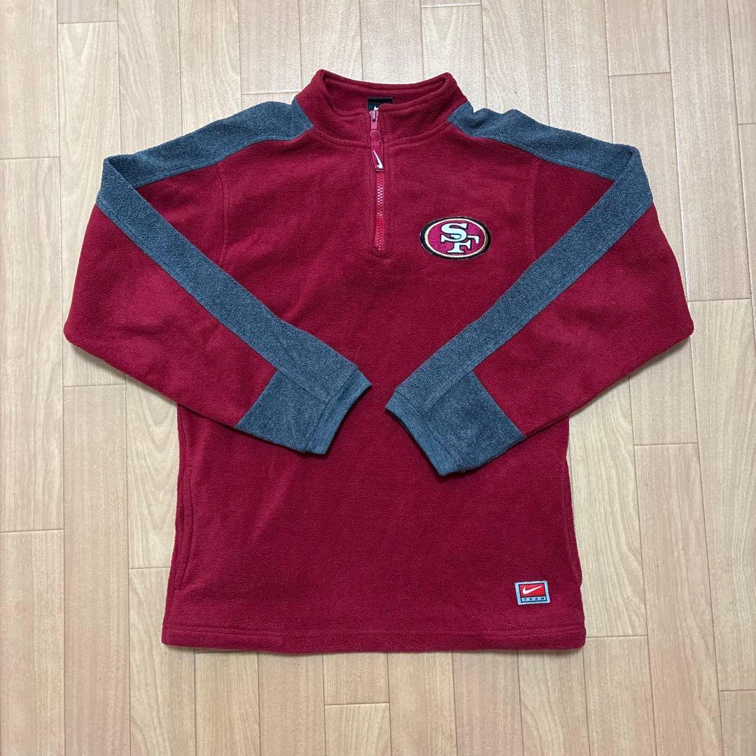 Nike San Francisco 49ers ハーフジップフリース 90’s