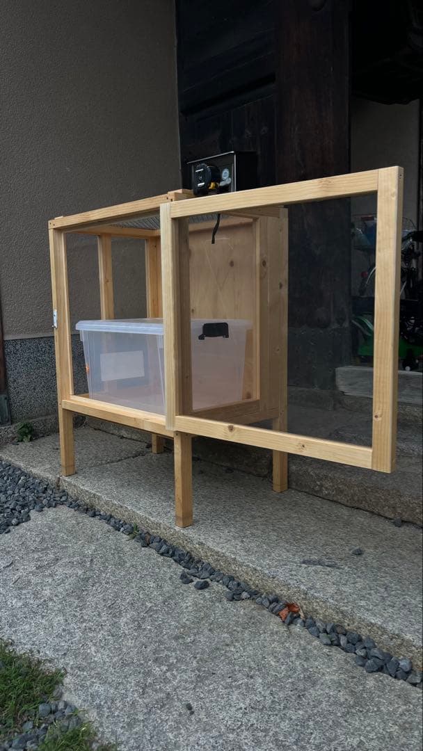 【大阪】手製飼育小屋　飼育ケース　虫かご鳥かご　カブトムシ　爬虫類◆おまけ付き◆