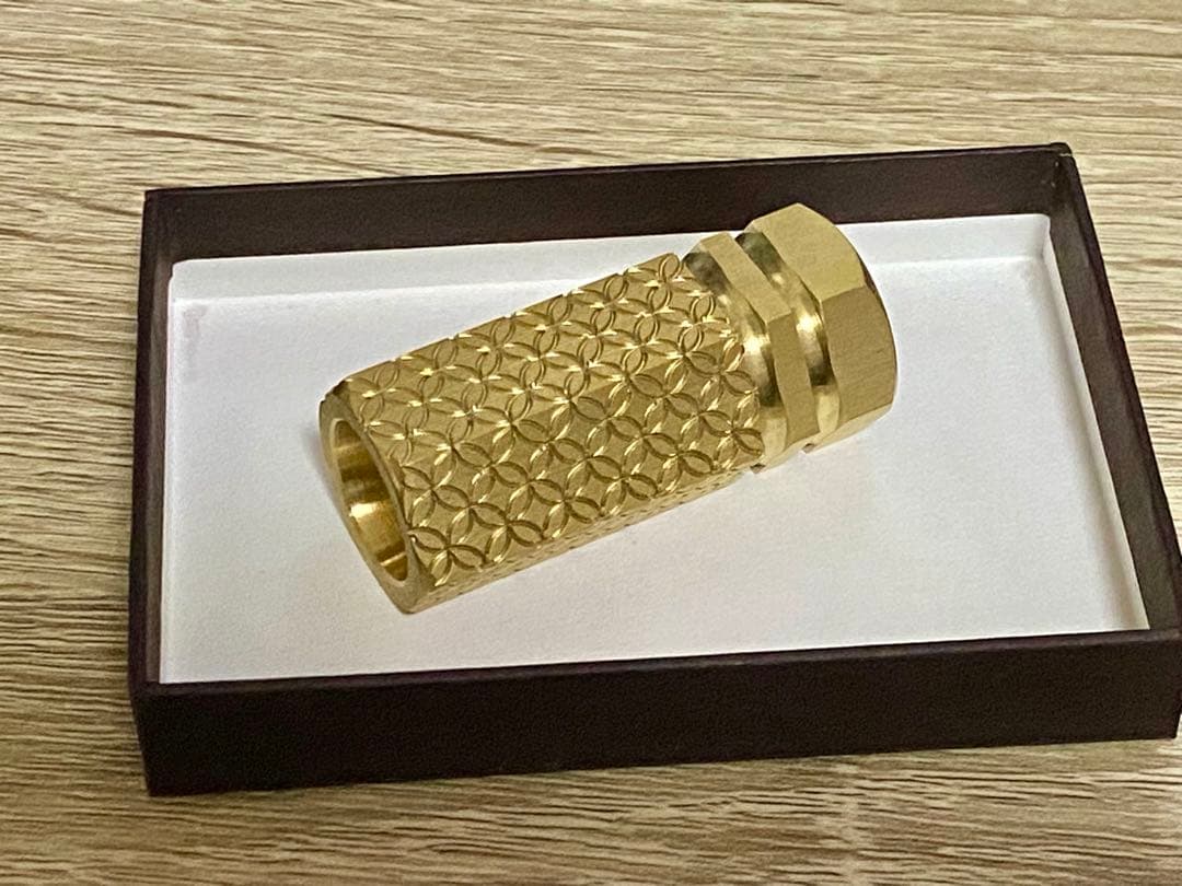 真鍮戦飾 素地 七宝銃口