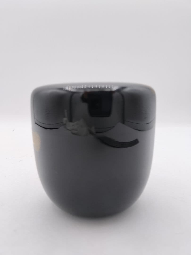 c847 大棗 老松蒔絵 堀内宗心花押 康伸作 木箱 茶道具 古物