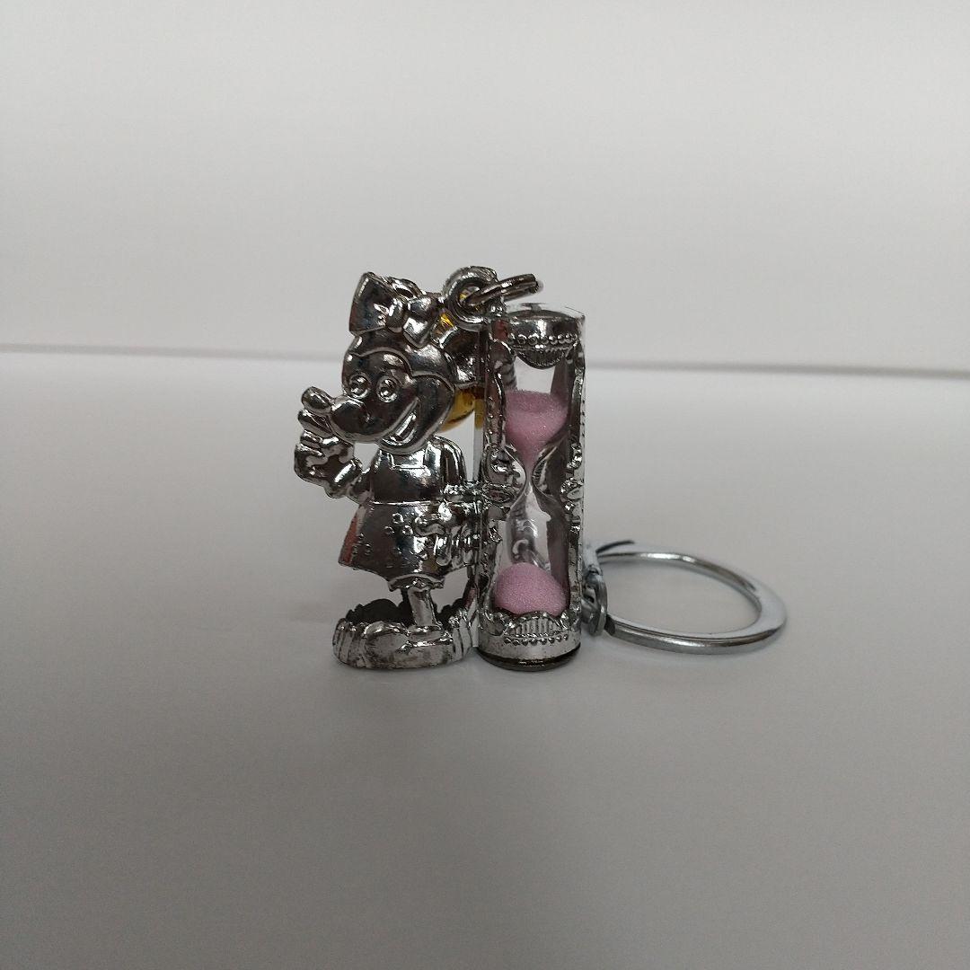 レトロ 当時物 ヴィンテージ キーホルダー ミニーマウス レア品 砂時計