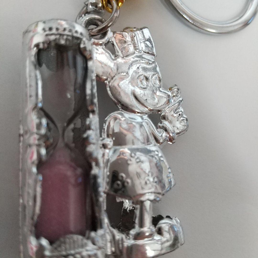 レトロ 当時物 ヴィンテージ キーホルダー ミニーマウス レア品 砂時計