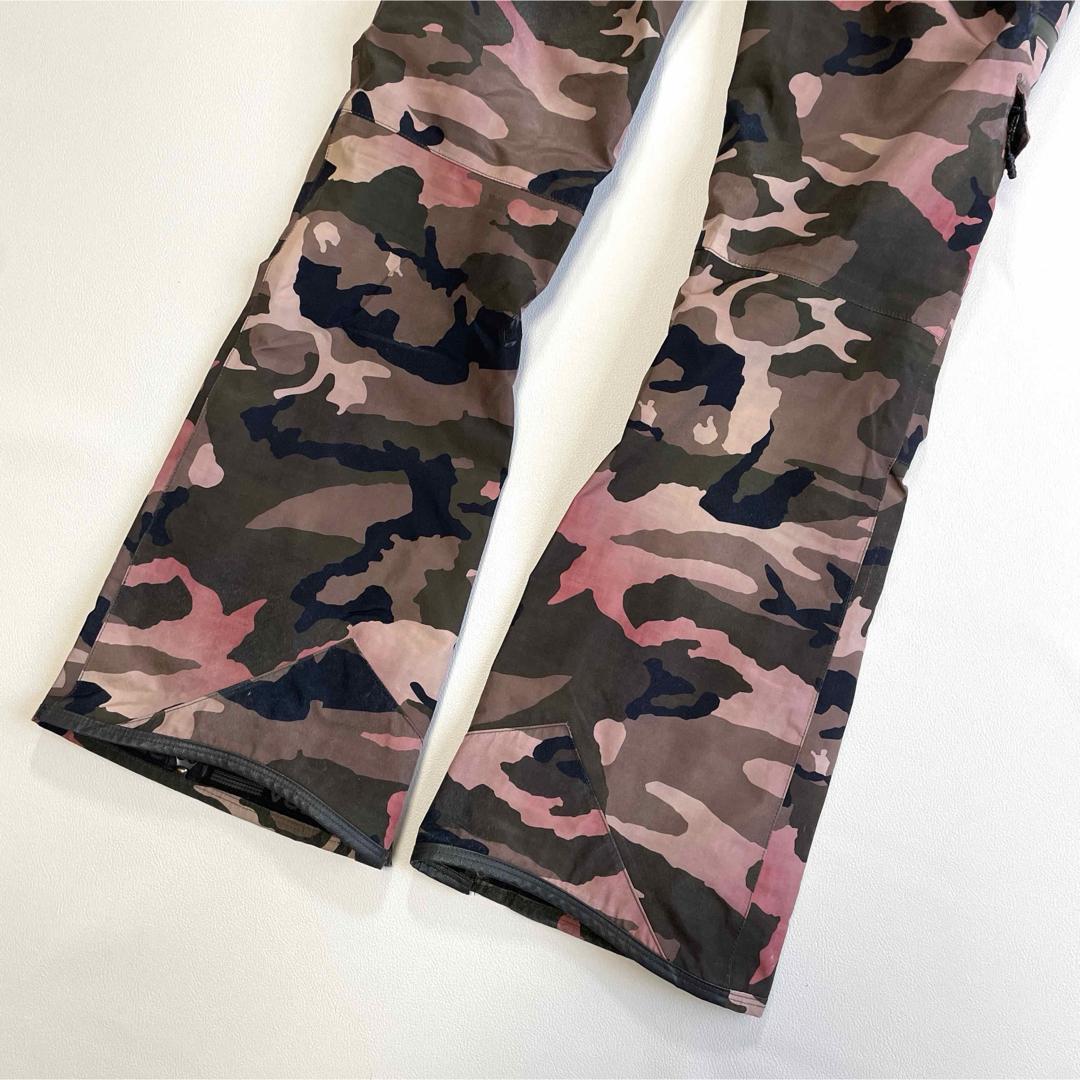 6671 ボルコム　パンツ　迷彩柄　ゴアテックス　カモフラ　スノボ　レディース