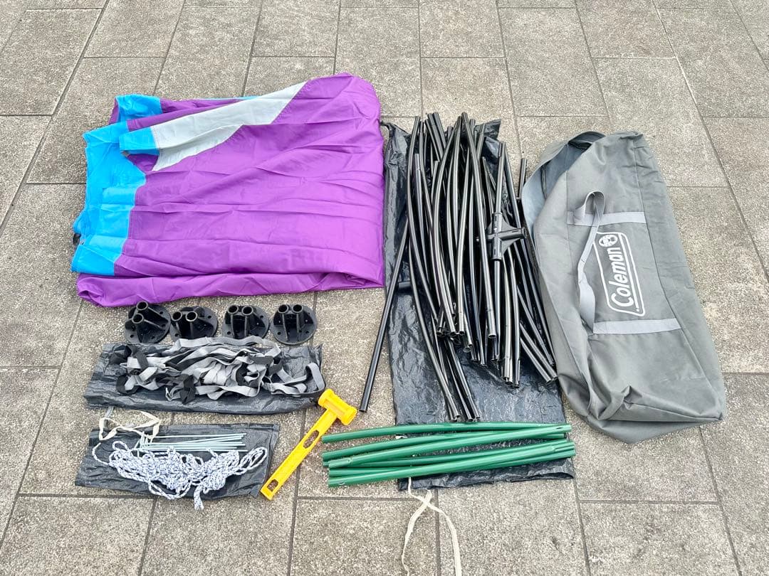 希少 Coleman コールマン パーティーシェード／300 パープル