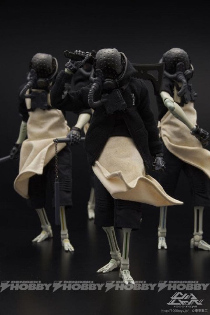 対鹵獲転用体班 緑斑 合成人間 千値練 東亜重工 フィギュア 斧 仮面 グロ