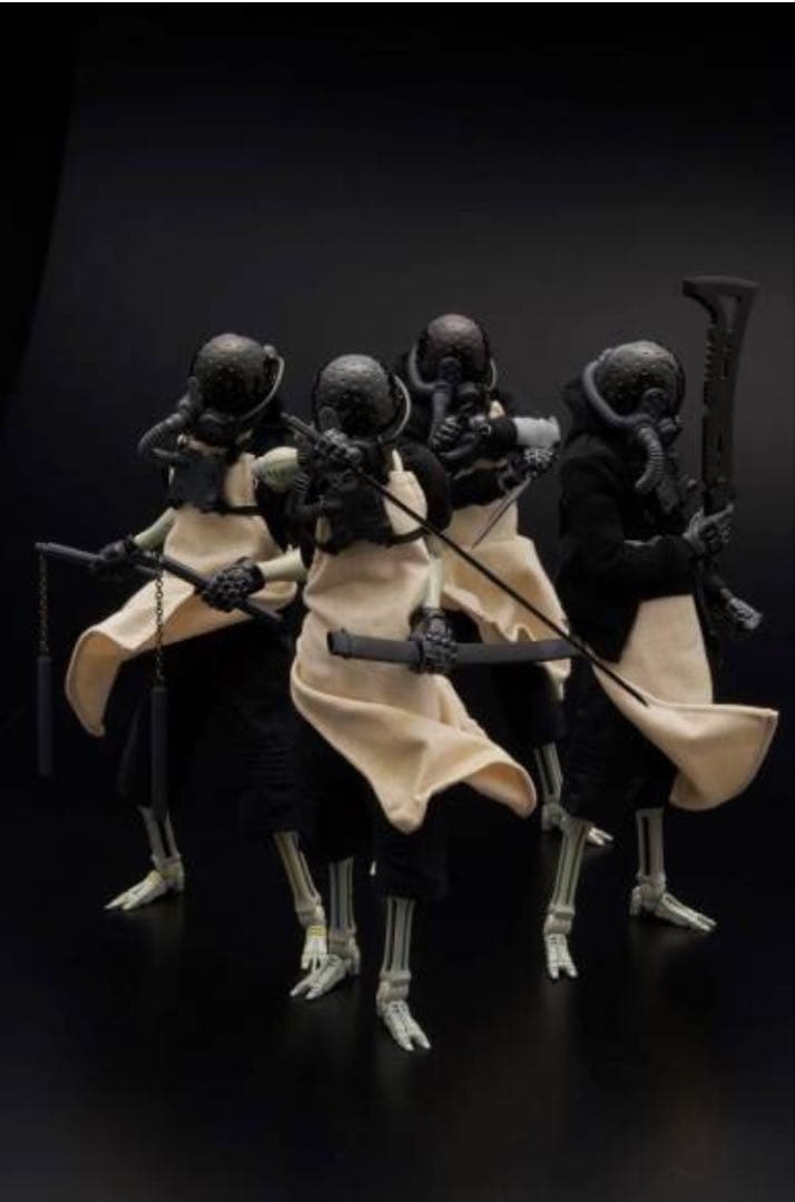 対鹵獲転用体班 緑斑 合成人間 千値練 東亜重工 フィギュア 斧 仮面 グロ