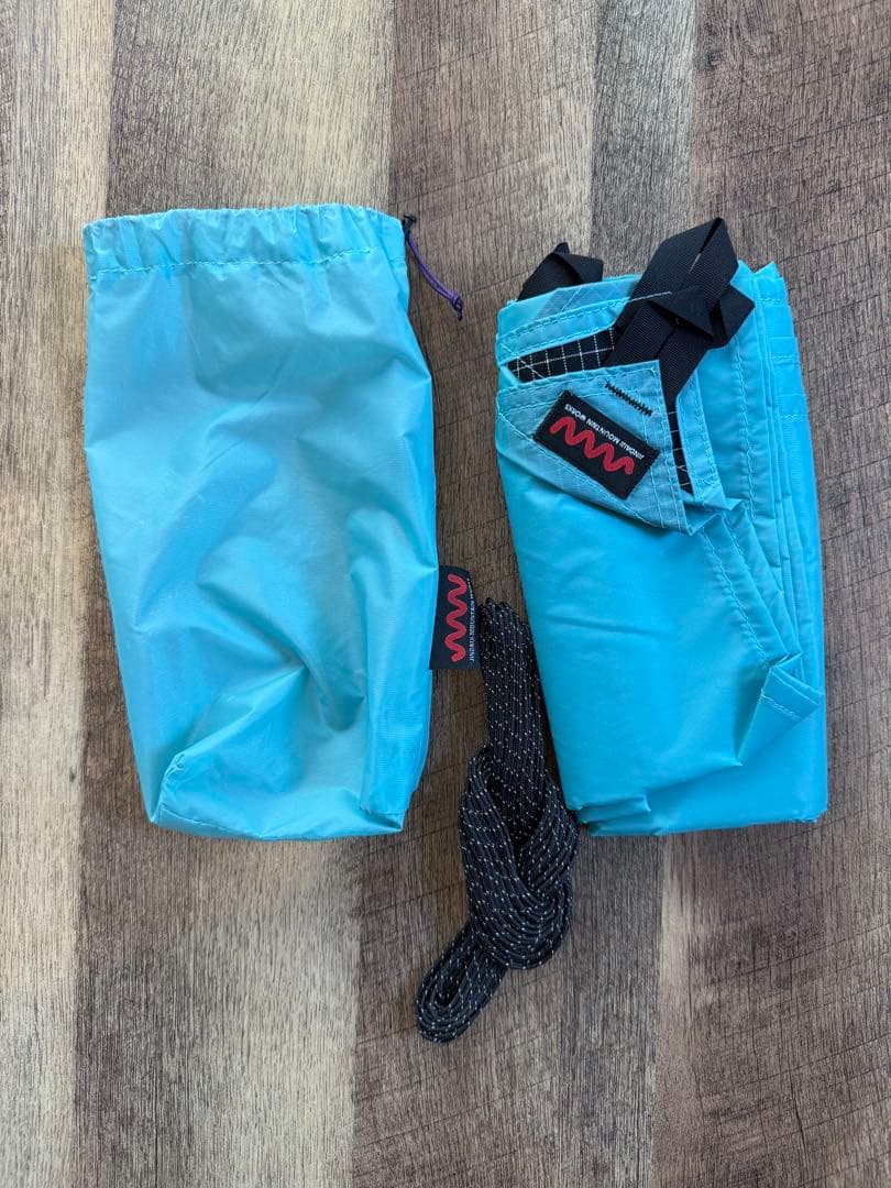 JMW PBタープ　5×8 ライトブルー収納袋付き