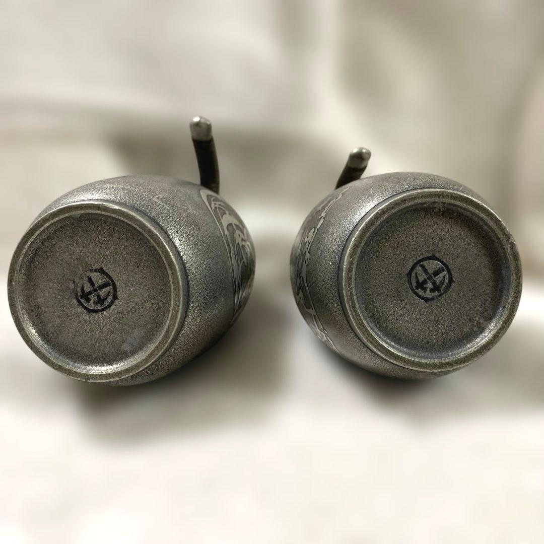 G-12 錫　酒器セット　間村自造　本錫　錫器　雑貨　美術品　工芸品　インテリア