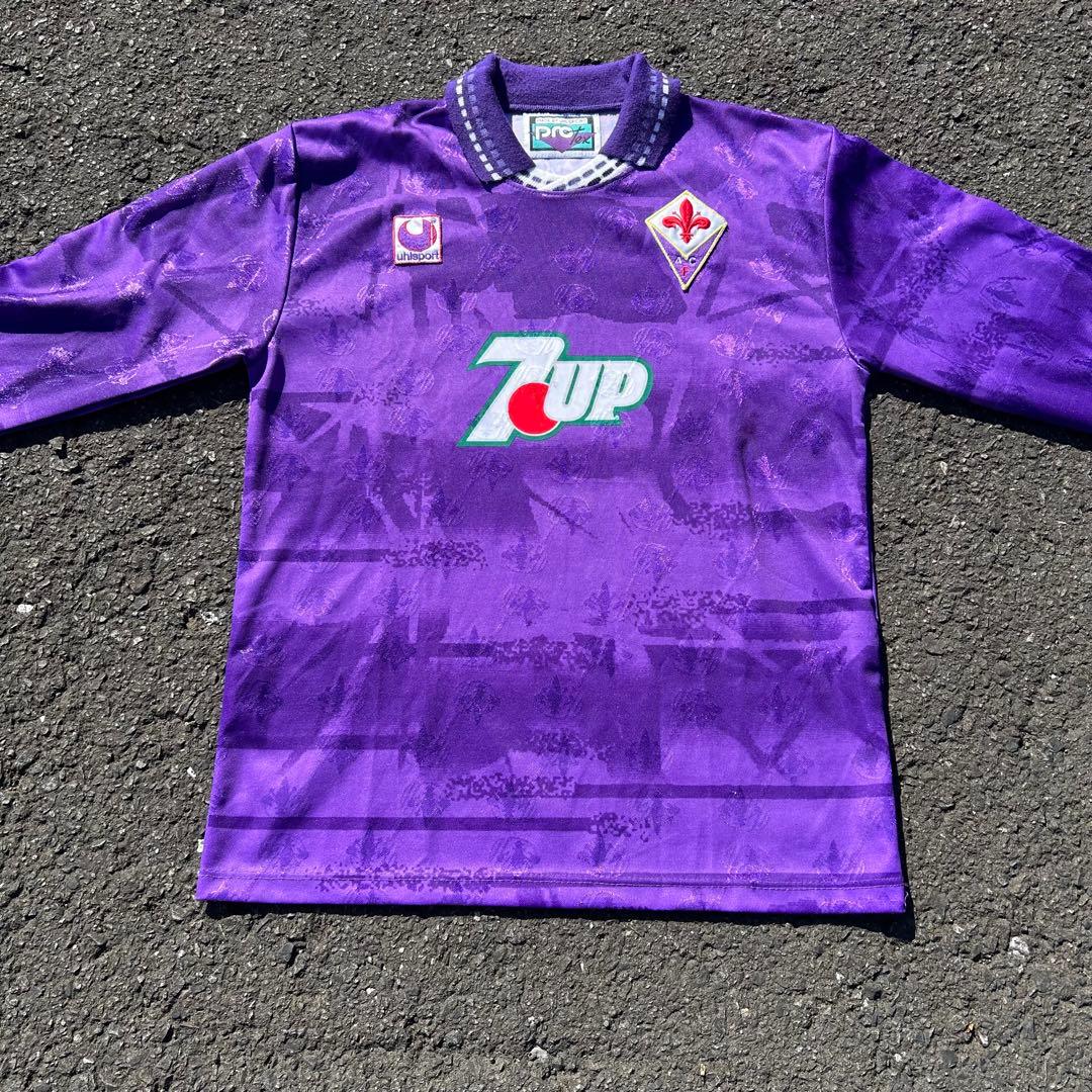 ✨激レア✨93-94フィオレンティーナ サッカーシャツ 7UP uhlsport