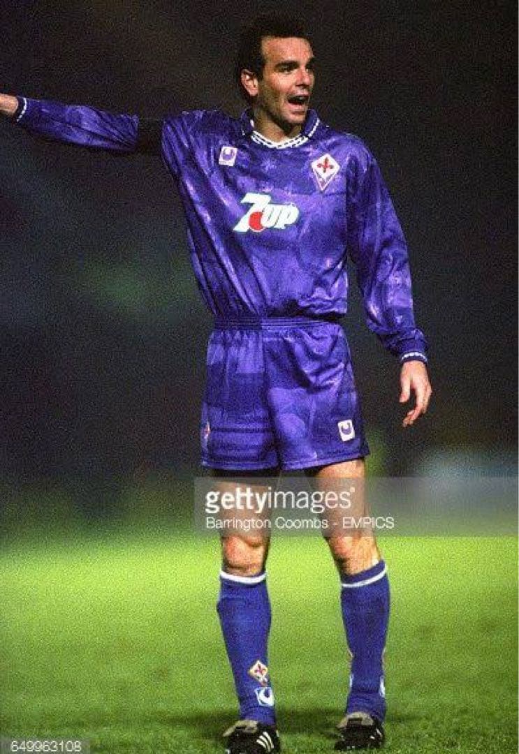 ✨激レア✨93-94フィオレンティーナ サッカーシャツ 7UP uhlsport