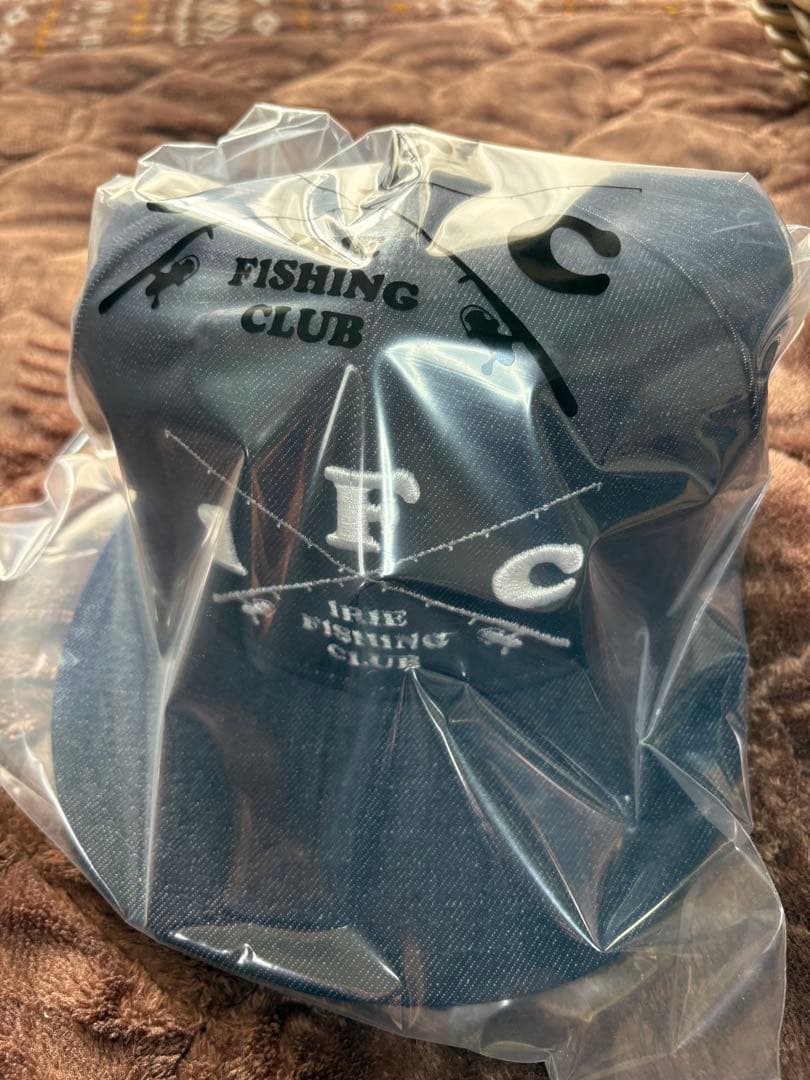 アイリーフィッシングクラブ2025会員特典帽子 ニューエラCAP非売品 ネイビー