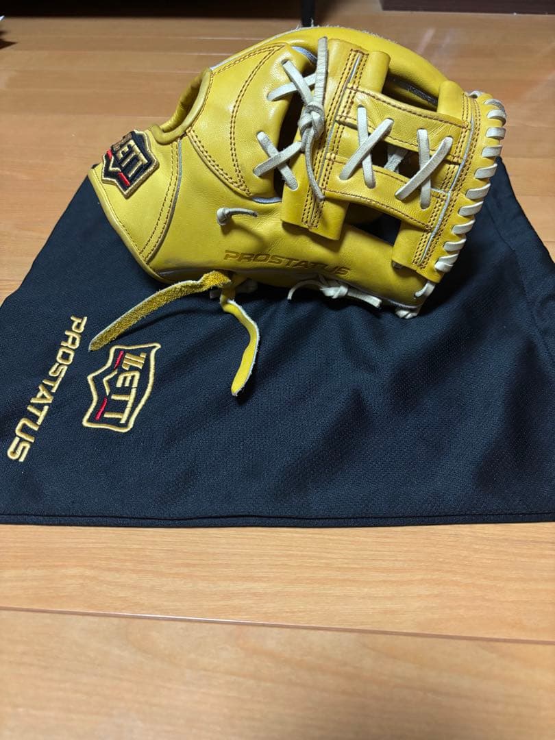 【硬式内野手用】ZETT PROSTATUS 野球 イエローBPROG 364