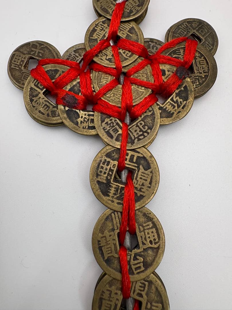 中国美術　五帝銭幣剣　古銭 古錢で作った剣　中国古銭　順治通寶　道光通