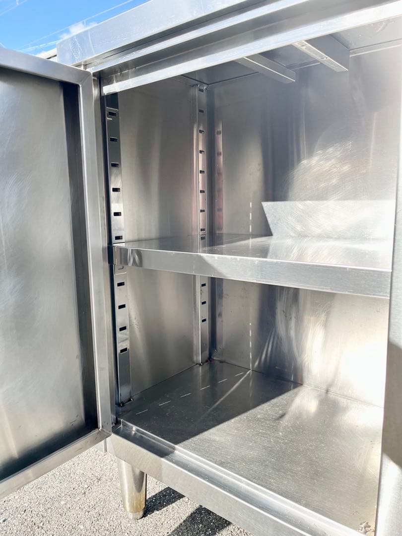 ステンレス作業台 調理台 キャビネット　中棚付き　540×360×800