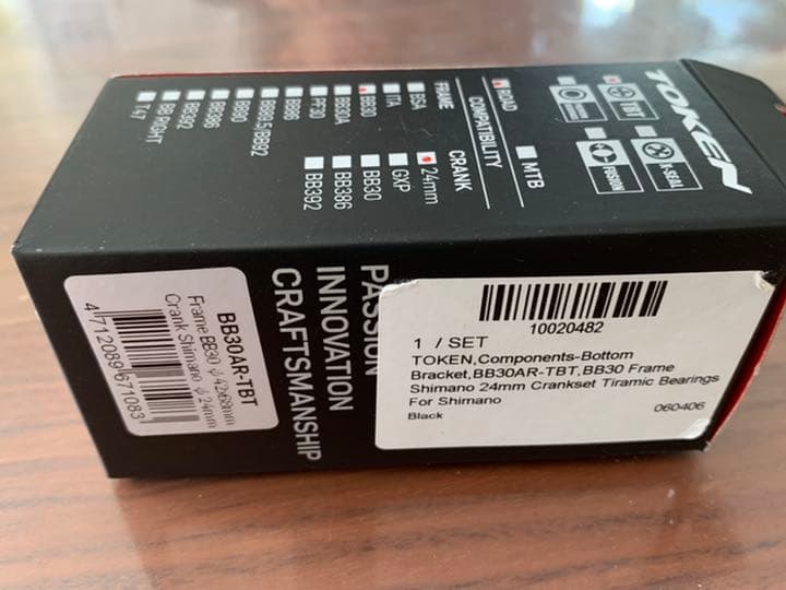 トーケン TOKEN BB30AR-TBT BB30 30mm→24mm