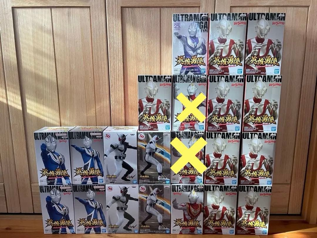 733.英雄勇像　ウルトラマン　仮面ライダー　19点セット　まとめ売り
