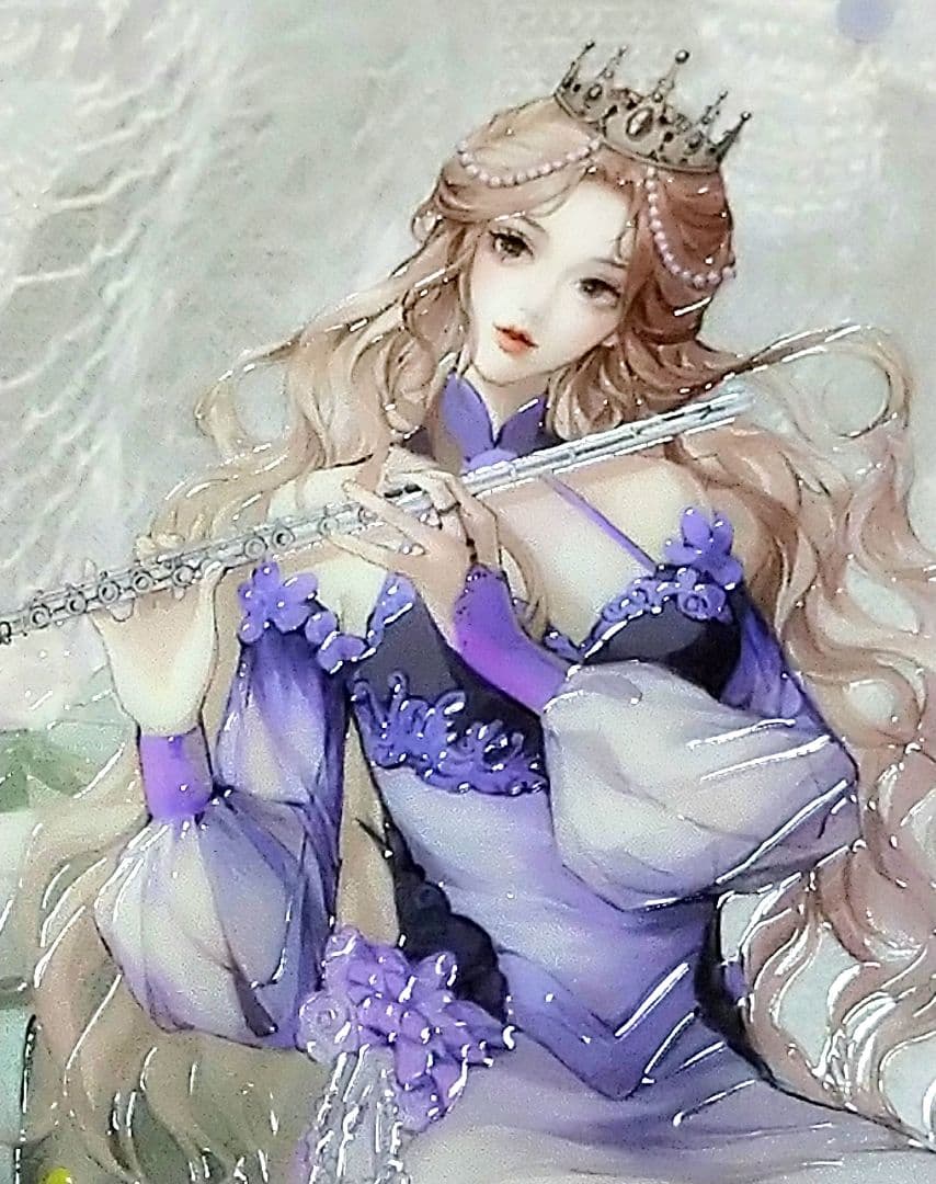 ✩のこり２✩J895＃花梦拾音(晶透)StudioⅥ切り売り海外人物マステ女の子