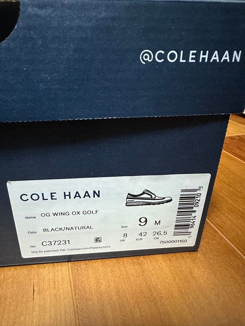 COLE HAAN ゴルフシューズ ブラック 26.5