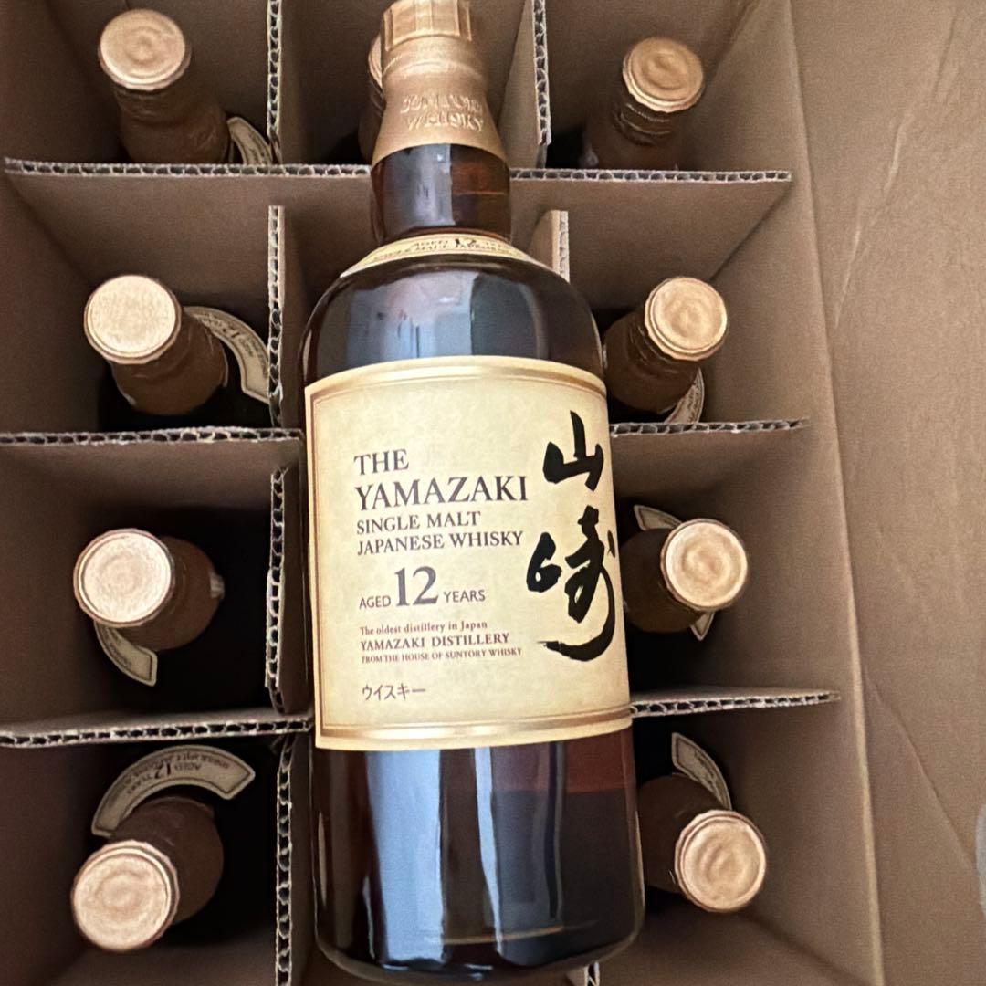 山崎12年700ml 10本入箱付き