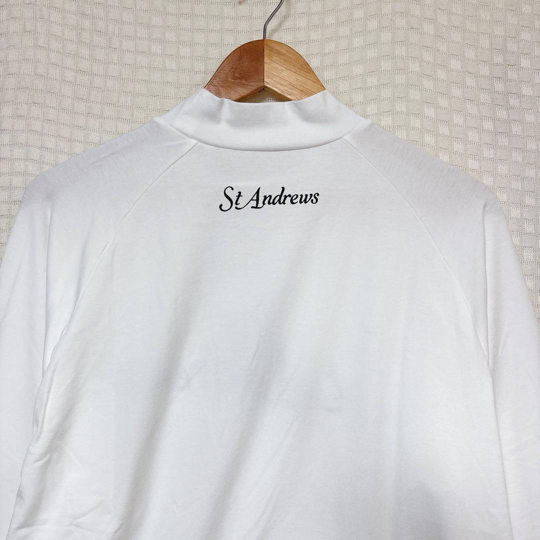 3L St ANDREWS 長袖ハイネックカットソー セントアンドリュース 白