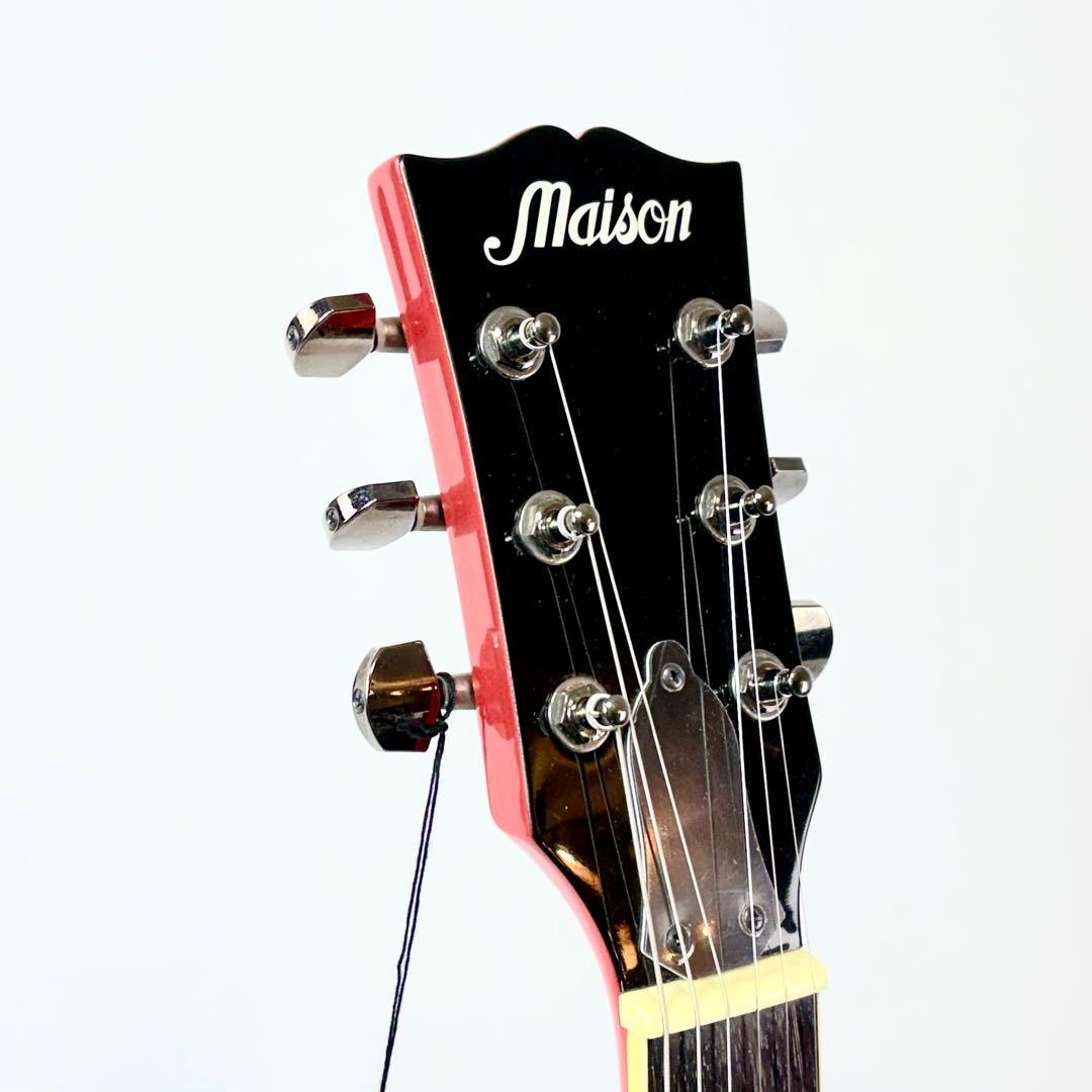 未使用　MAISON レスポールカスタム　レッド　ギブソンヘッド　セットネック