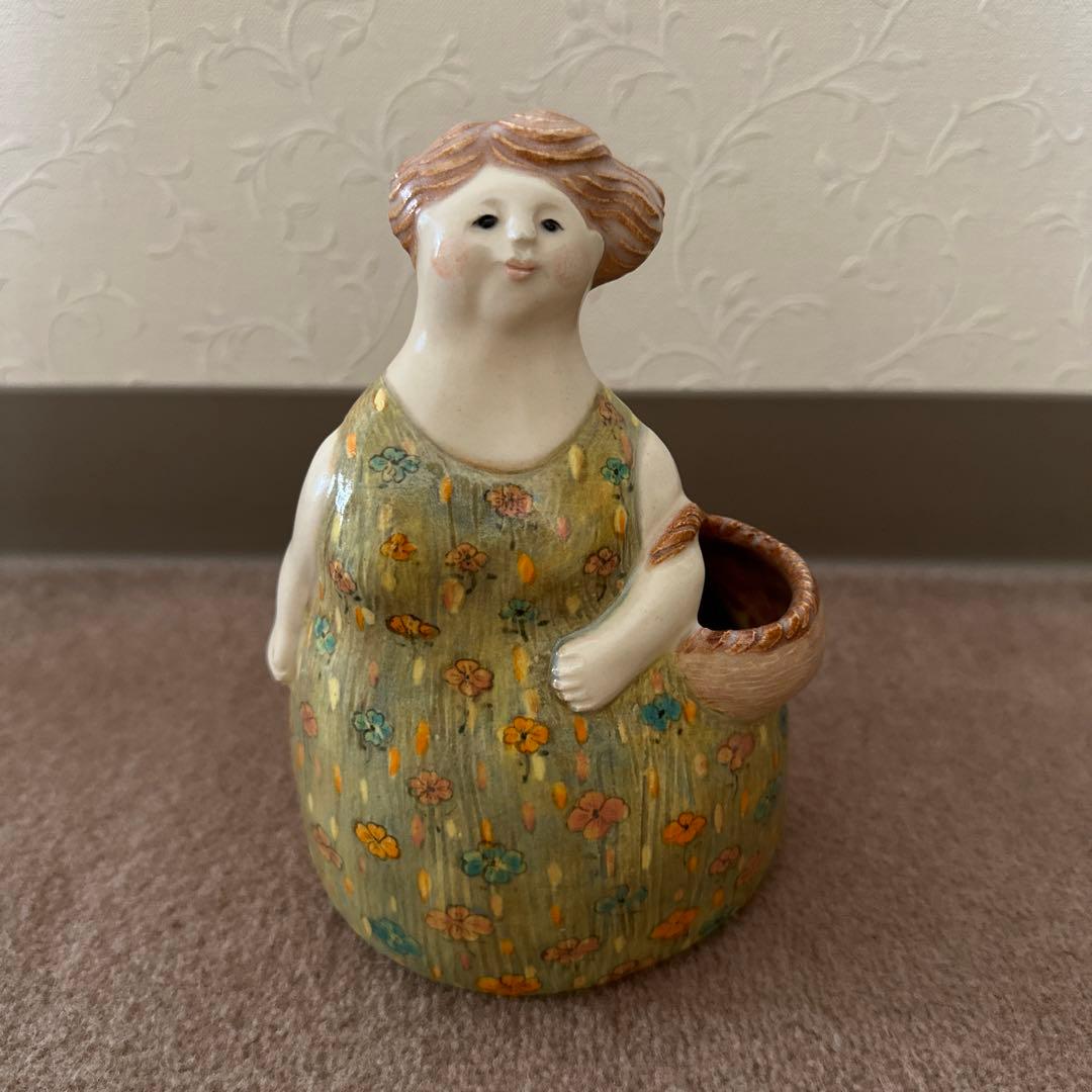 藤田美智さん　置物　花瓶