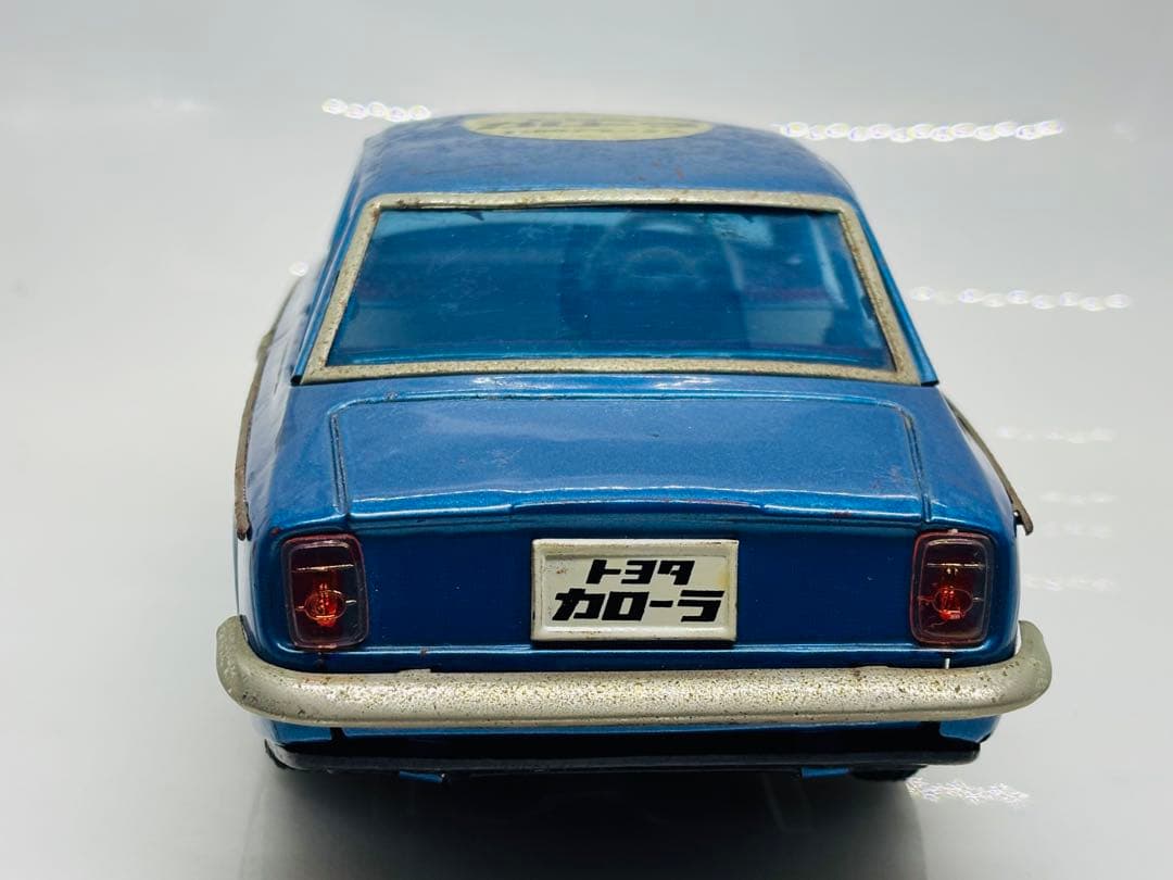 ミ*読様 野村トーイ当時物ブリキ☆トヨタカローラ 1100大型27㎝1968年製