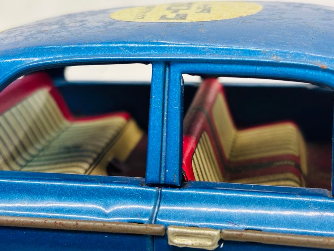 ミ*読様 野村トーイ当時物ブリキ☆トヨタカローラ 1100大型27㎝1968年製