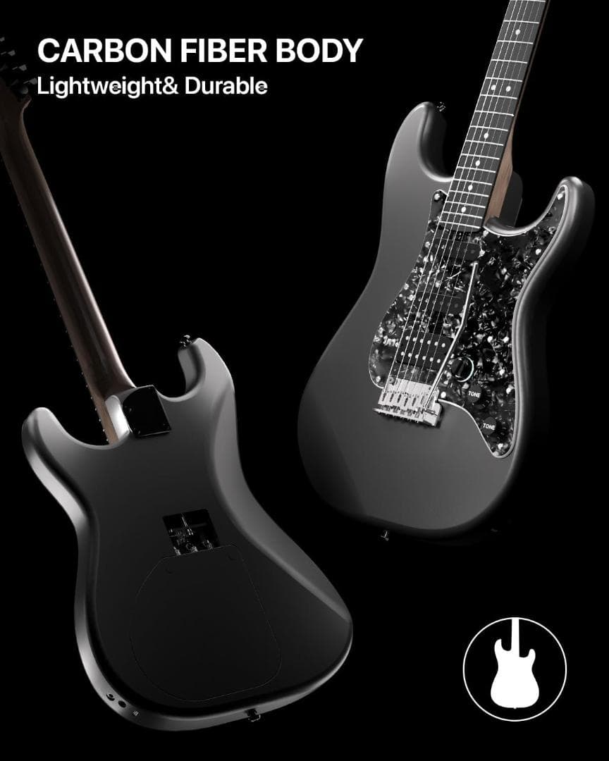 新品 Enya XMARI スマートエレキギター 内蔵DSPエフェクター セット