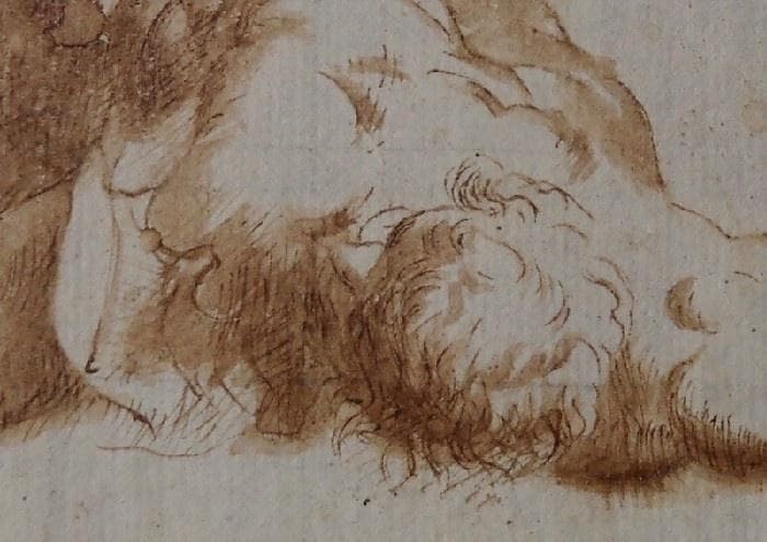 ☆素描☆ 十字架から降ろされたイエス　17世紀イタリア