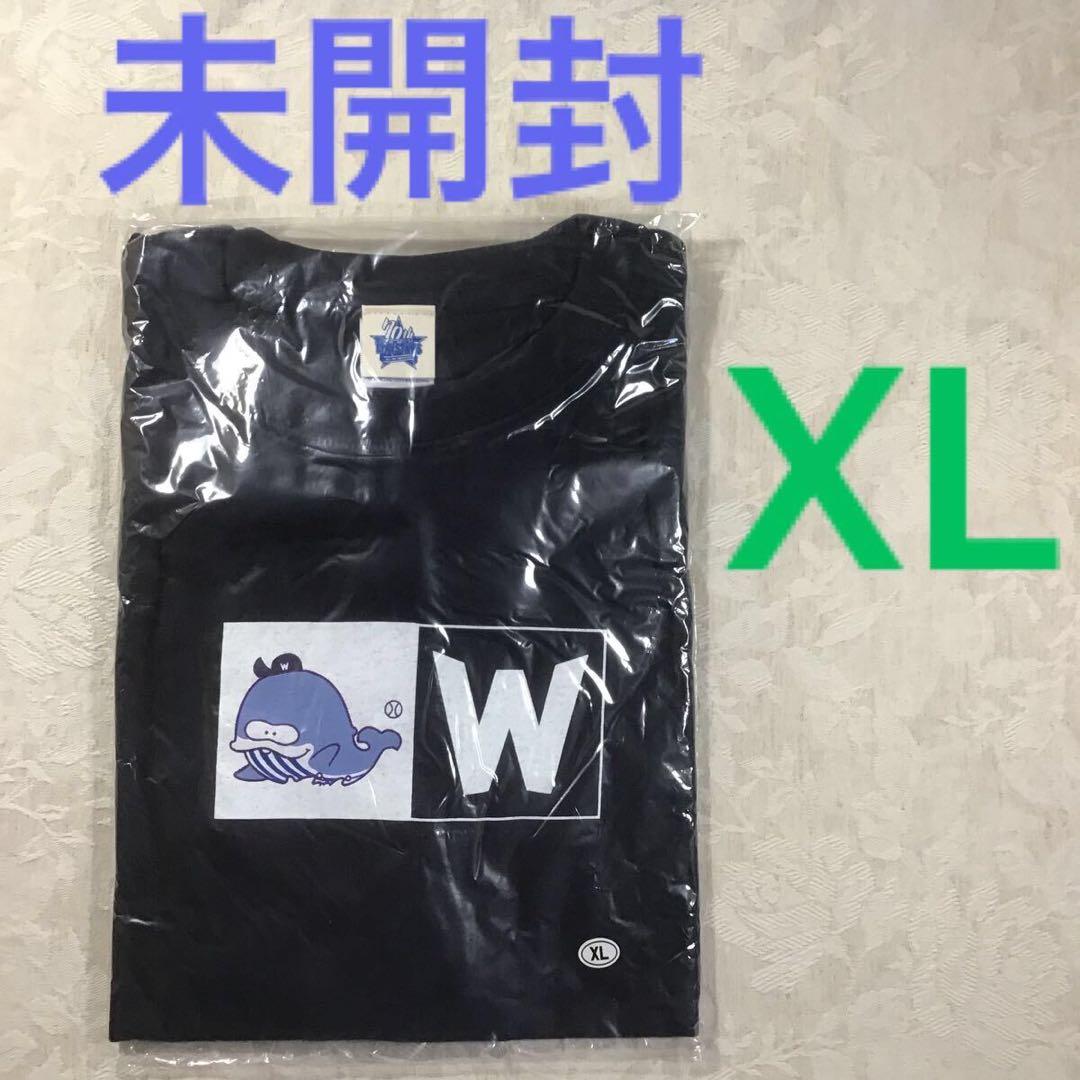未開封 横浜大洋ホエールズ70th記念Tシャツ ネイビーXL クジラのクーチャン