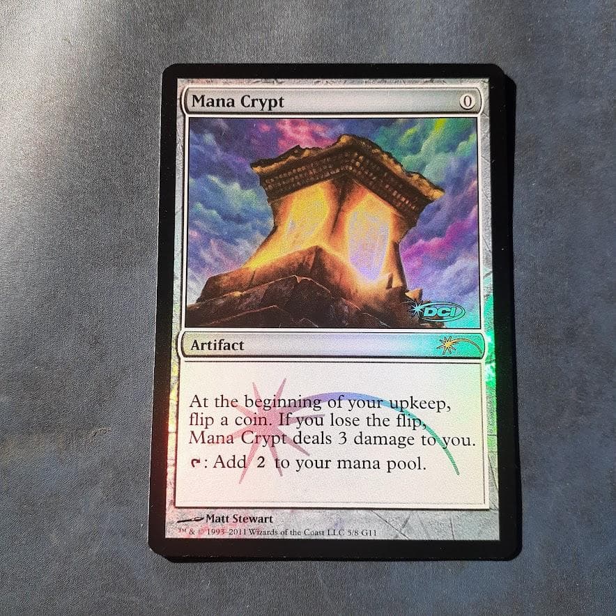 プロモ　foil　魔力の墓所/Mana Crypt