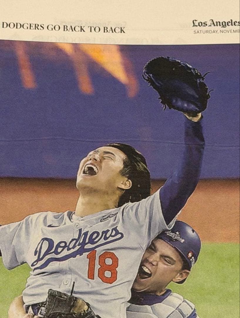 【ドジャース ワールドシリーズ 優勝特別記念版】 大谷翔平 山本由伸 特別価格②