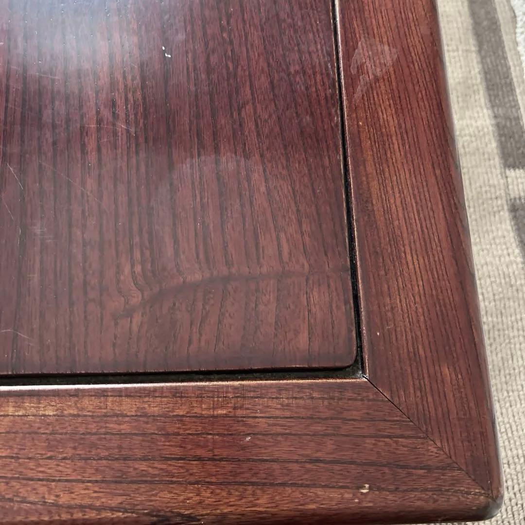 たのメル便　1950年代昭和レトロ　紫檀　ダークブラウン座卓