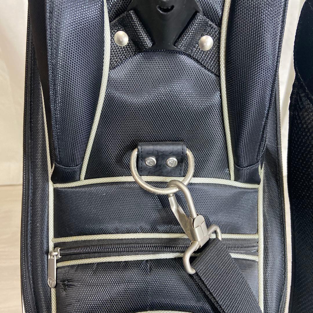 TaylorMade キャディバッグ 黒　白　ゴルフバッグ　テーラーメイド