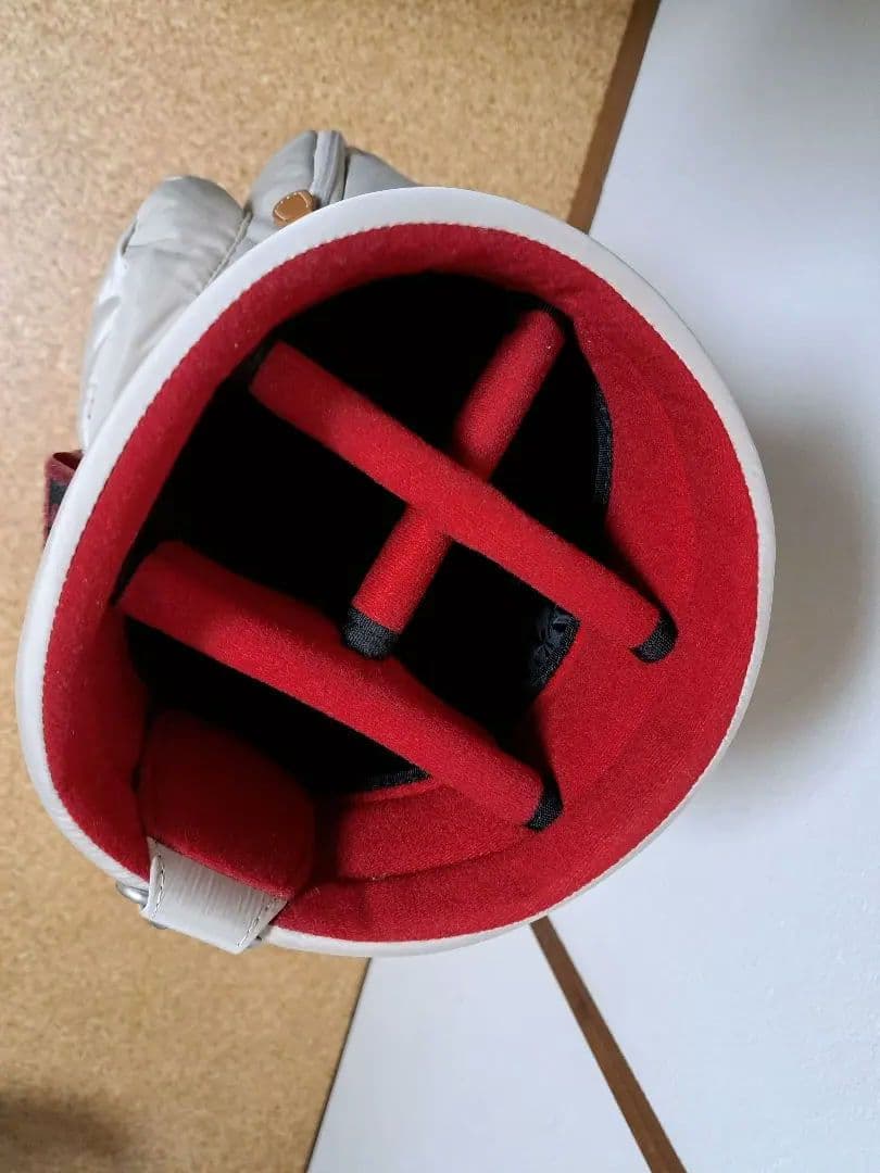 美品オノフGOLF ゴルフバッグ・キャディバッグ ベージュ