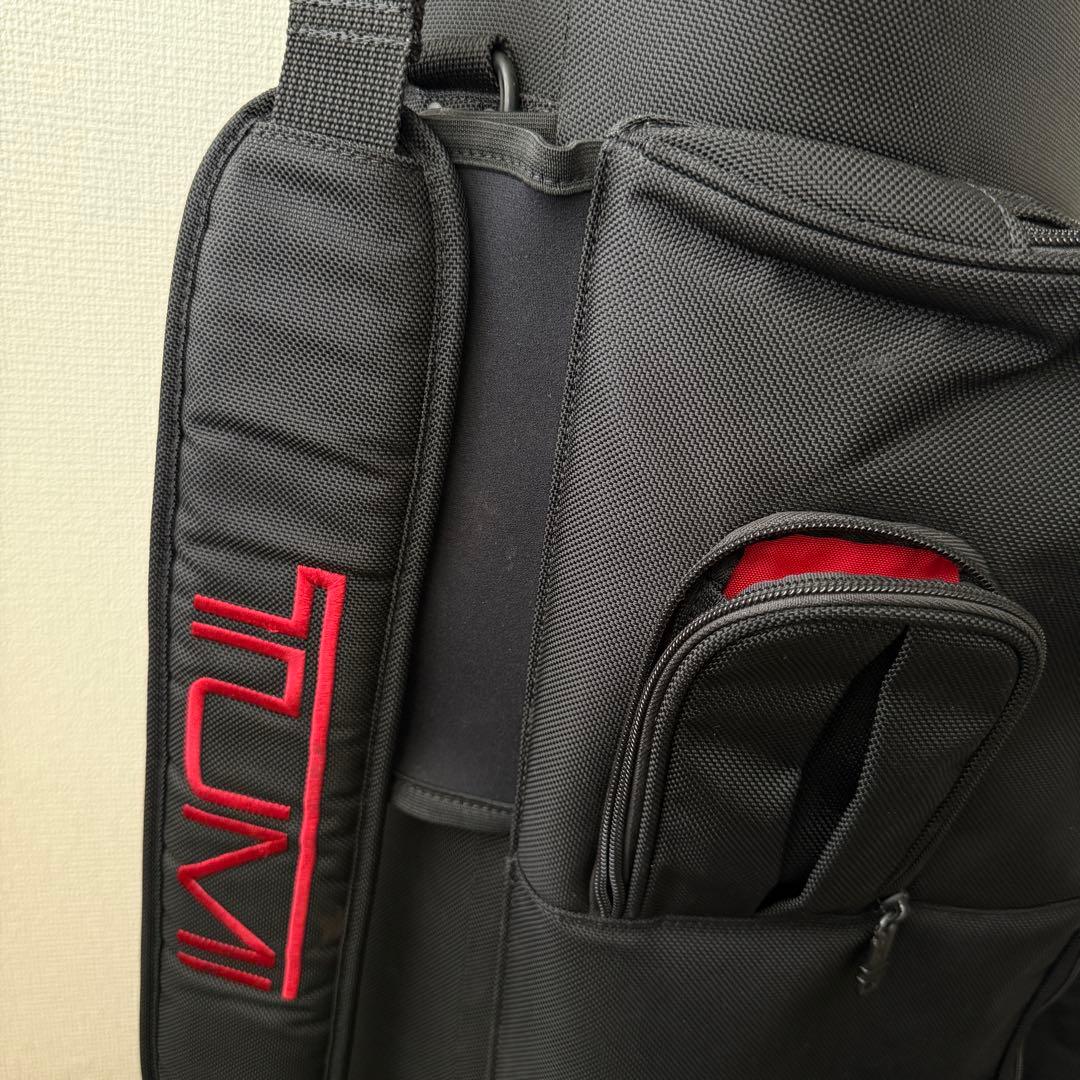 TUMI キャディバッグ ゴルフバッグ　黒　9.5型相当　トゥミ　ツミ　希少