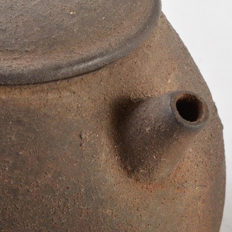 メル78372　中国　黒泥　小さな急須　茶壷　煎茶道具　U　R5836