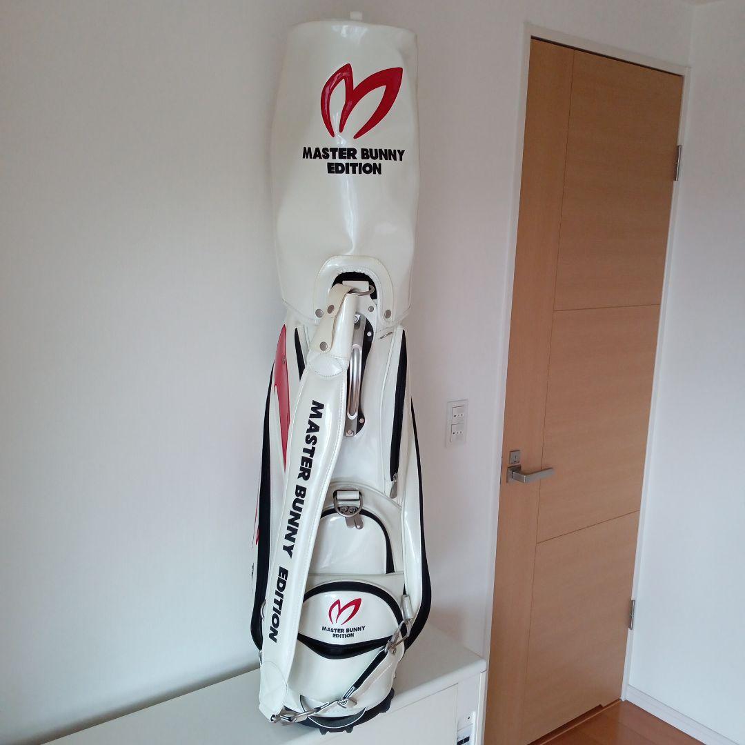 三日月　MASTER BUNNY EDITION キャディバッグ ホワイト