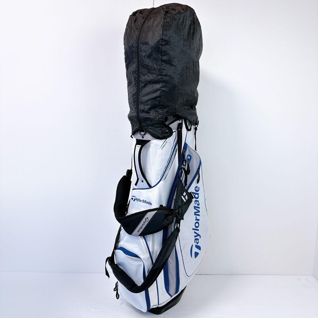 テーラーメイド　キャディバッグ　ホワイト　スタンド式／TaylorMade　白
