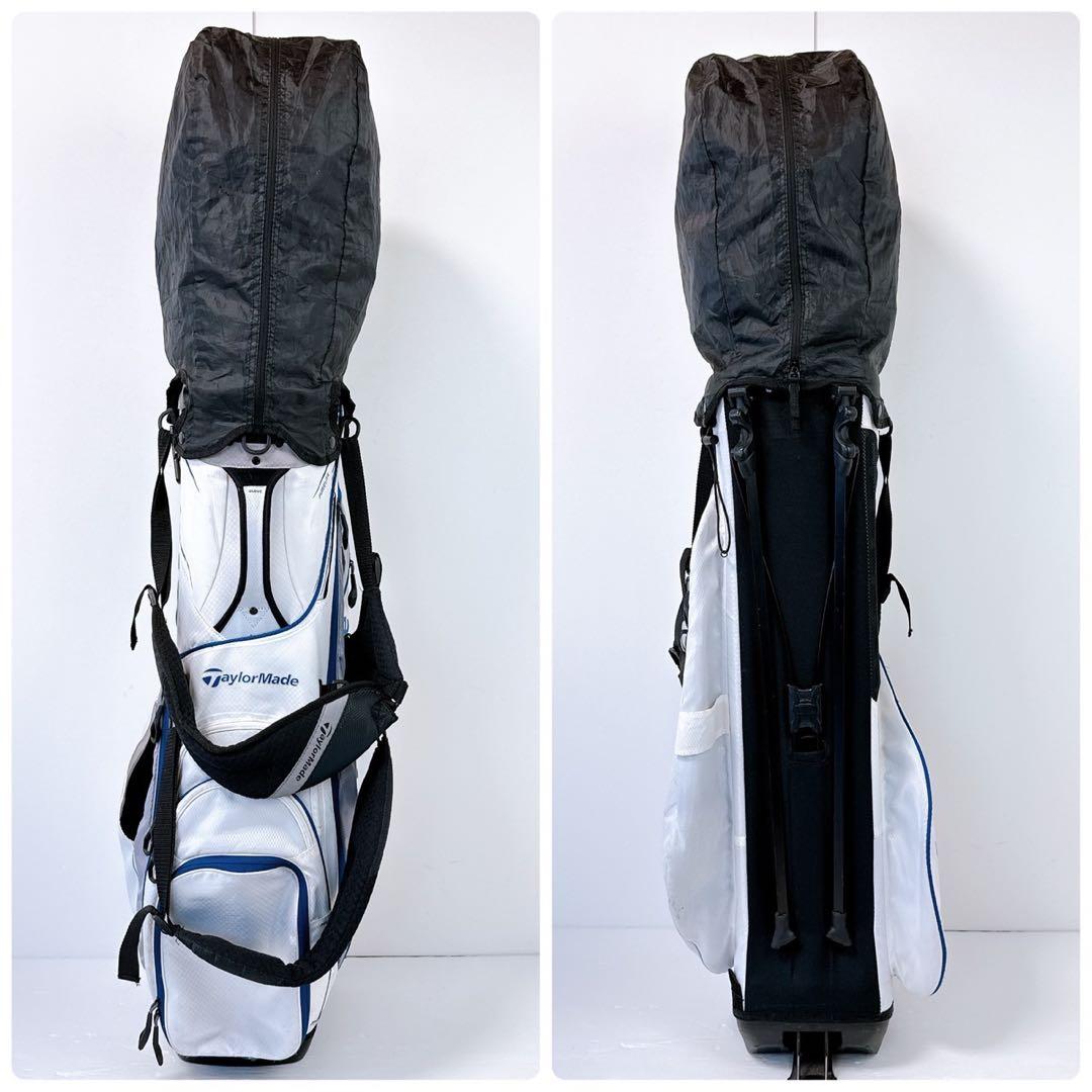 テーラーメイド　キャディバッグ　ホワイト　スタンド式／TaylorMade　白