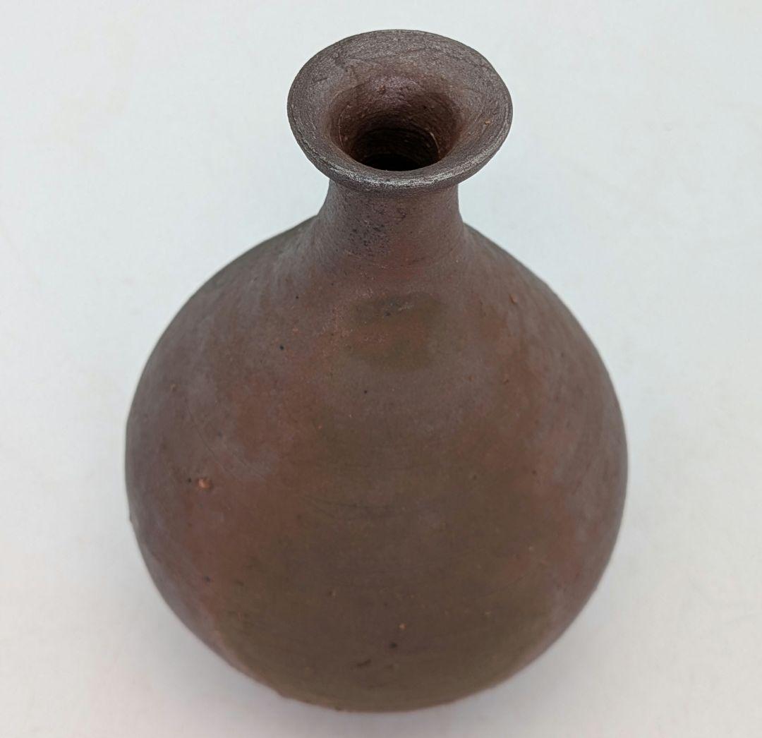 人間国宝 藤原雄 備前焼 徳利 用心箱合布 とっくり 酒器 食器 一輪挿し花入