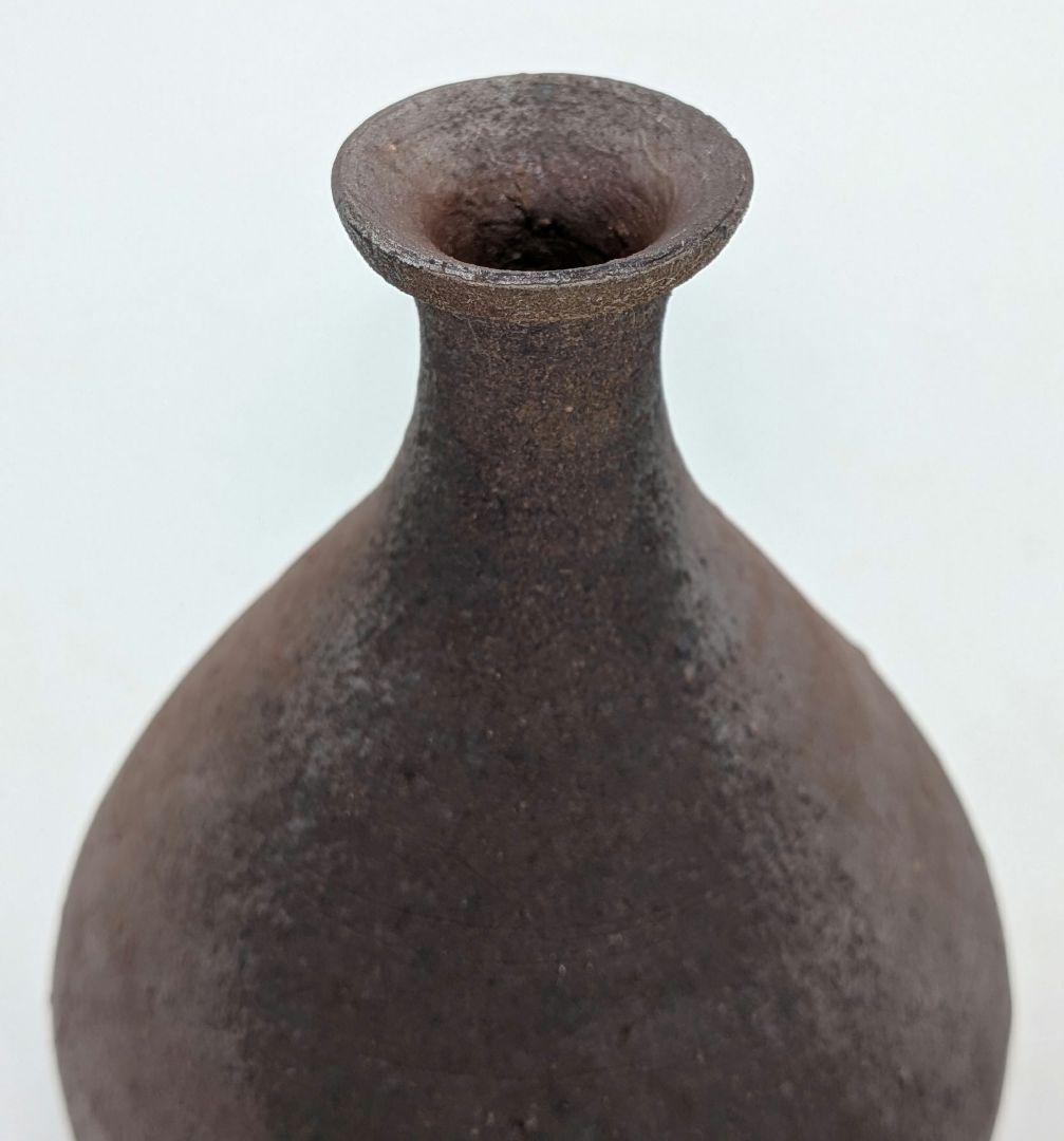 人間国宝 藤原雄 備前焼 徳利 用心箱合布 とっくり 酒器 食器 一輪挿し花入