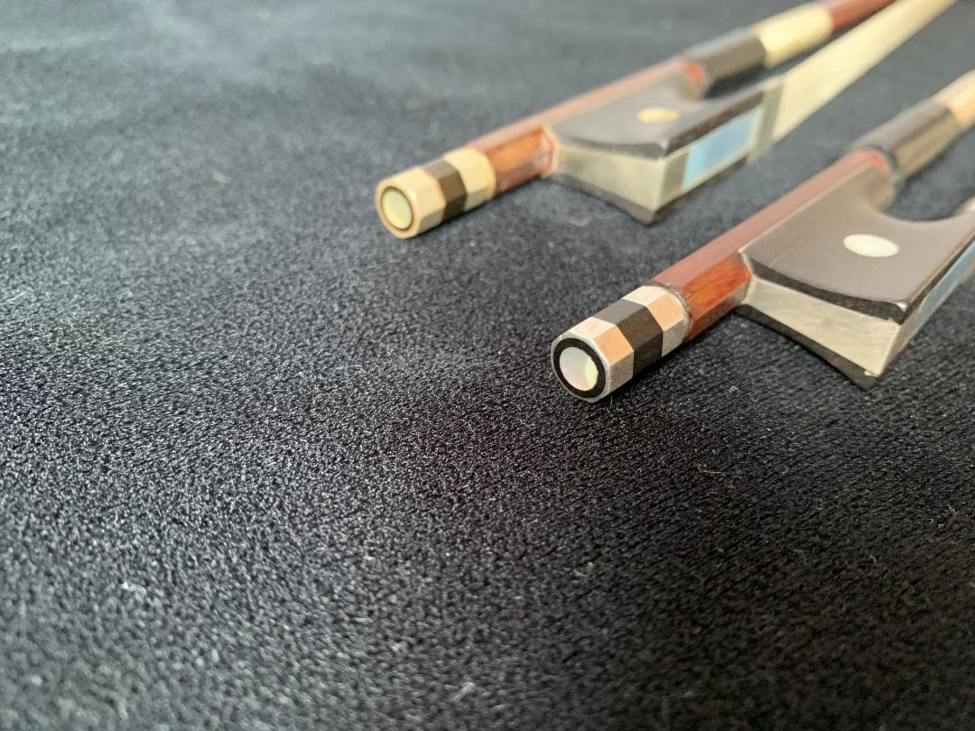 ドイツ製 ４／４サイズ バイオリン弓　Ｌ／Ｗ・ＳＥＩＦＥＲＴ ２本