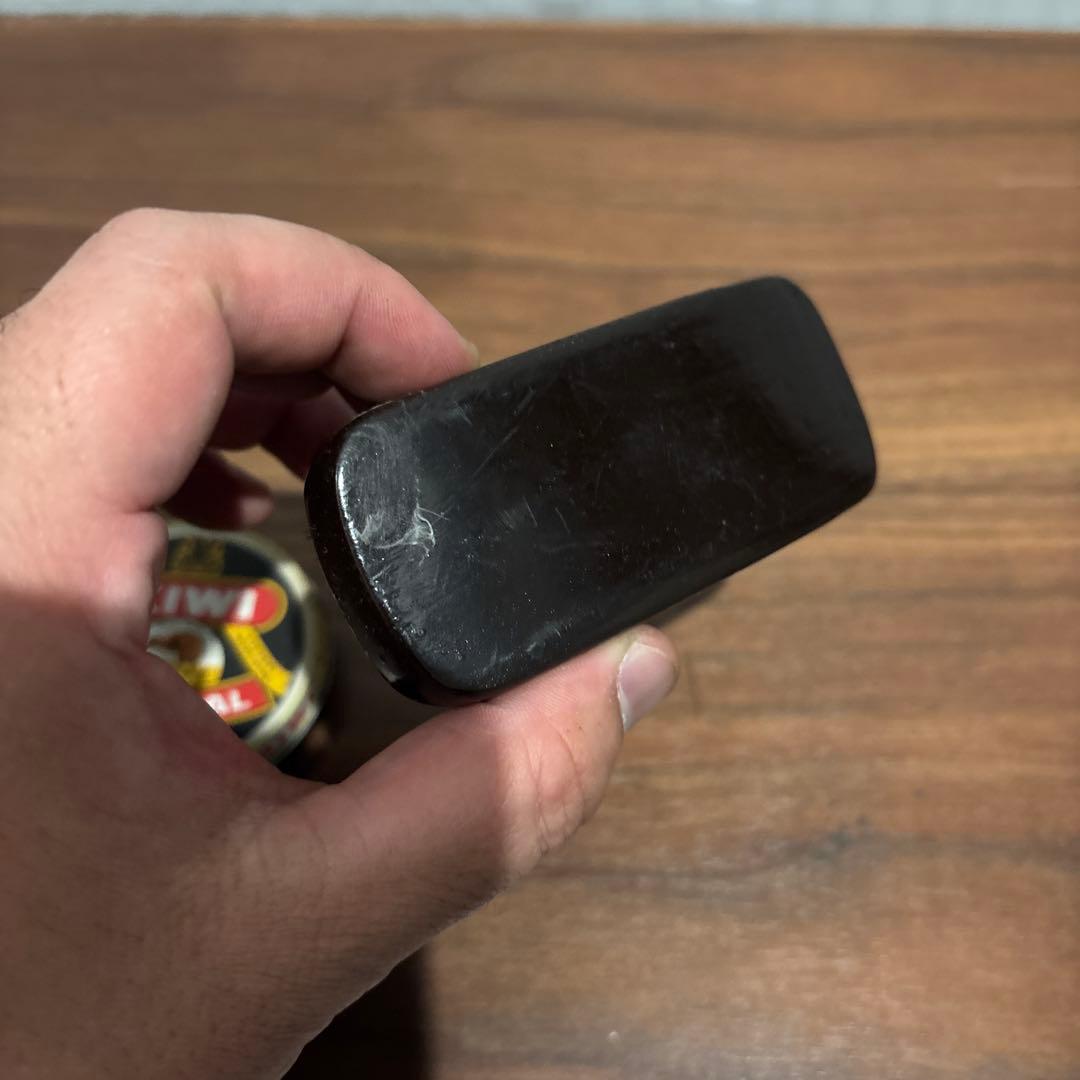 SNOOPY スヌーピー シューシャインキット 陶器 レトロ レア 希少 デニム