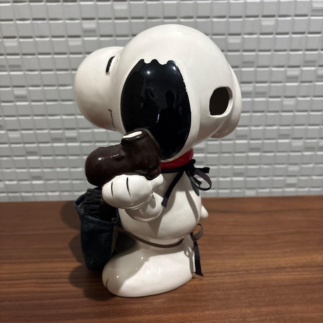 SNOOPY スヌーピー シューシャインキット 陶器 レトロ レア 希少 デニム