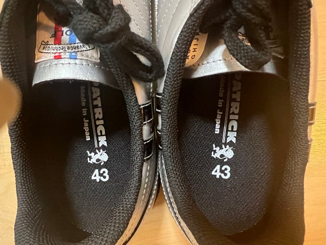 【新品】Patrick シルバー ゴルフシューズ サイズ43 定価¥25300